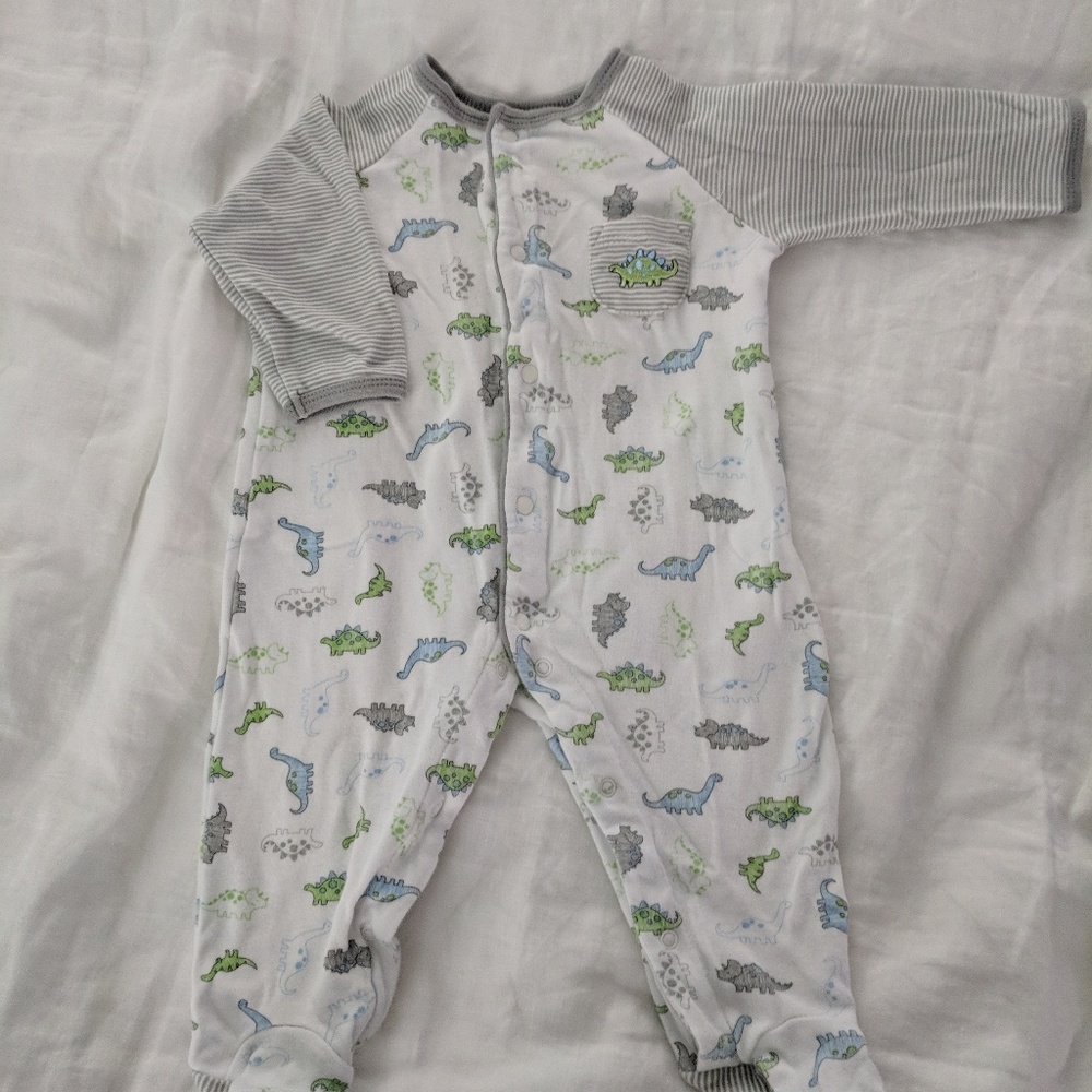 Little Me Footie Button-up PJ's